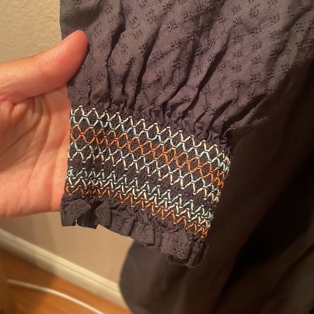 Womens Dress Size Large UNIVERSAL THREADS MAXI LONG DRESS FARMER GIRL STYLE‌‌‌ - Picture 4 of 10